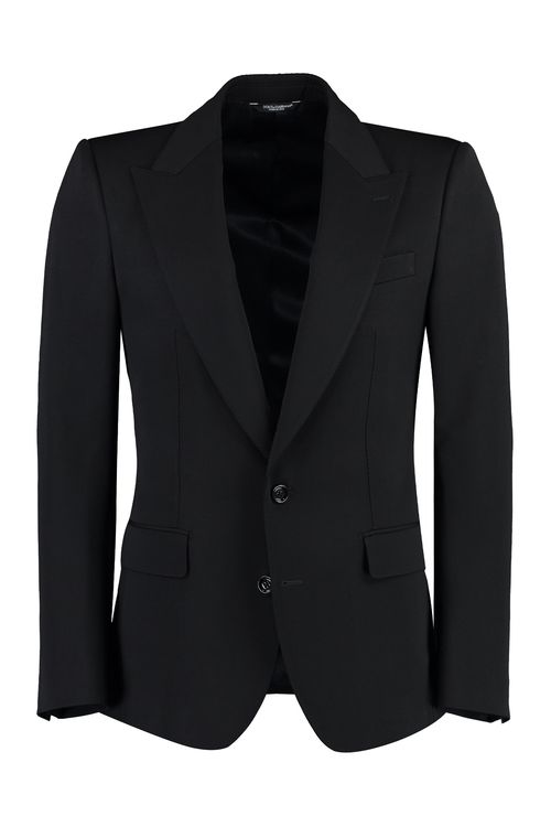 Virgin Wool Blazer — Black
