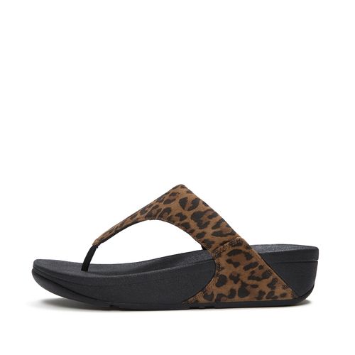 LULU Suede Toe-Post Sandals