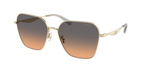 Coach HC7168 CW189 900518 Women’s Sunglasses Gold Size 58