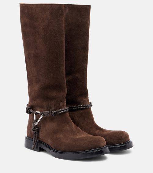 James Knot suede knee-high boots