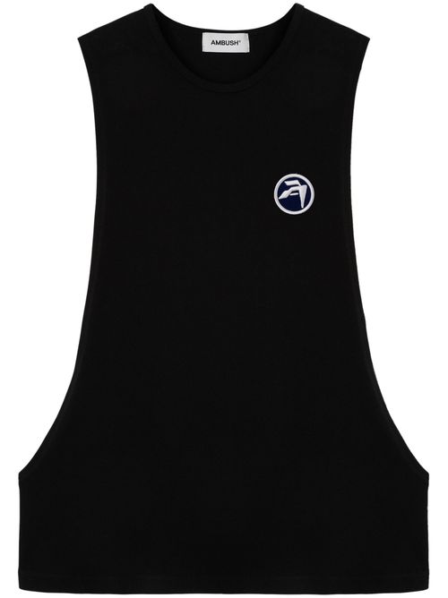 Logo-patch vest - Blue