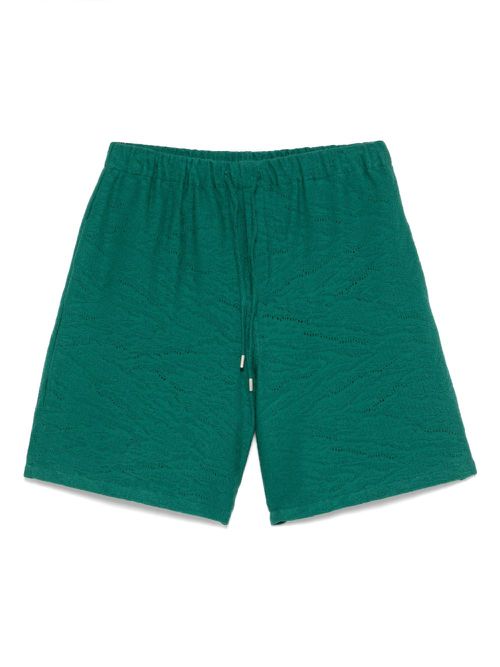 ARTE crochet shorts - Green
