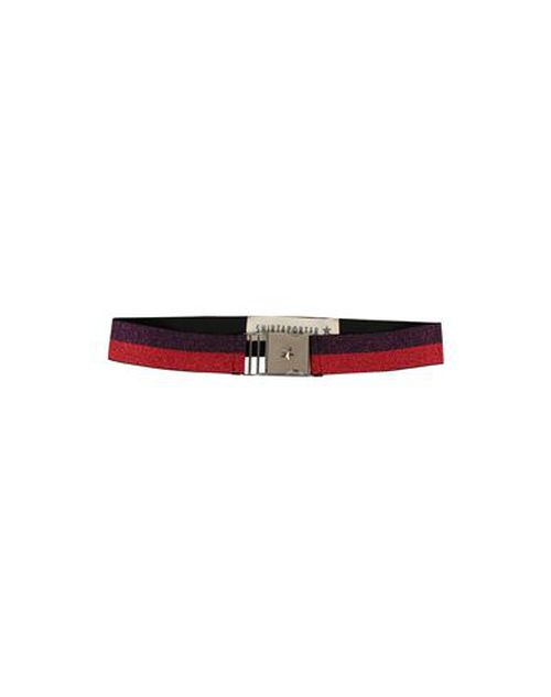 Woman Belt Red Size 2 Polyester