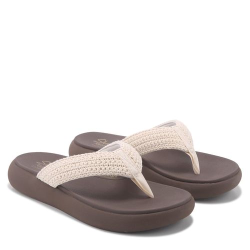 Women's Asana Luxe Flip Flop Sandals (Natural)