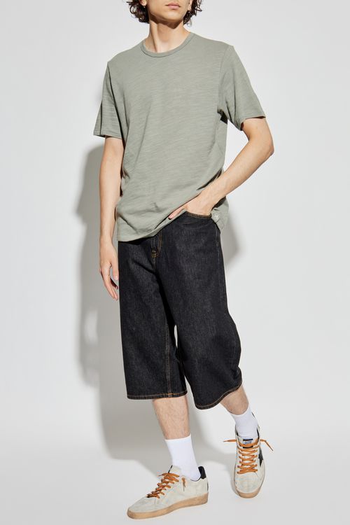 Rag & Bone  T-shirt With A Round Neckline, Men's, Grey