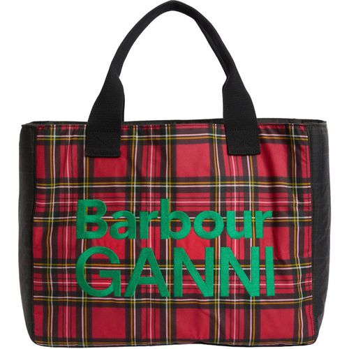 Barbour X Ganni Barbour X Ganni Waxed Cotton Tote Bag