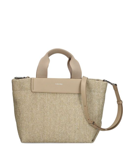 캘빈클라인 여성 logo-stamp tote bag - Neutrals K60K613026