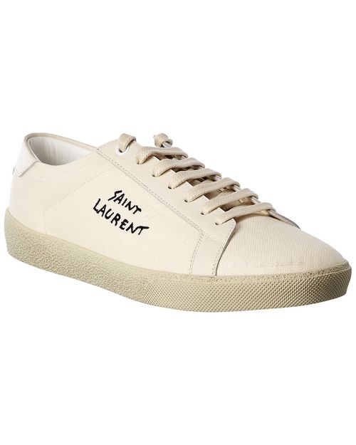 Saint Laurent Court Classic Sl/06 Canvas & Leather Sneaker