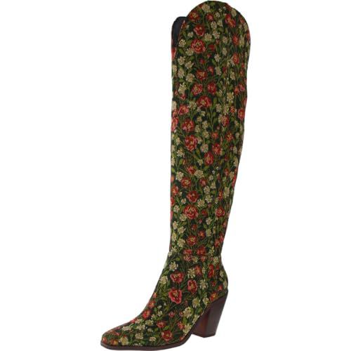 Jessica Simpson Womens Ravyn Zipper Over-The-Knee Boots Green
