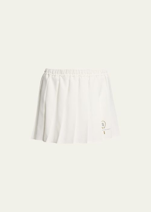 Pleated Tennis Skirt With Underlayer