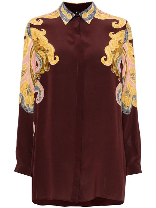 Paisley shirt - Red