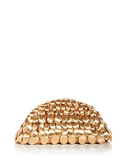 Jaala Brass Embellished Mini Clutch