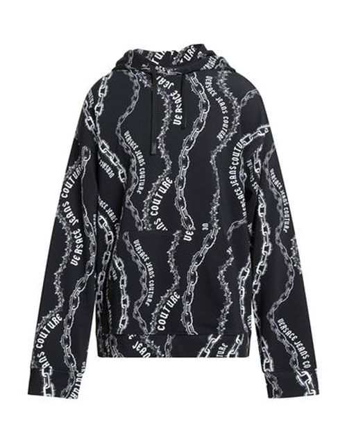 Man Sweatshirt Black Size L Cotton