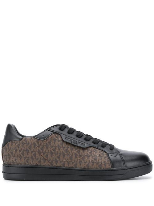 Keating logo-print sneakers - Black