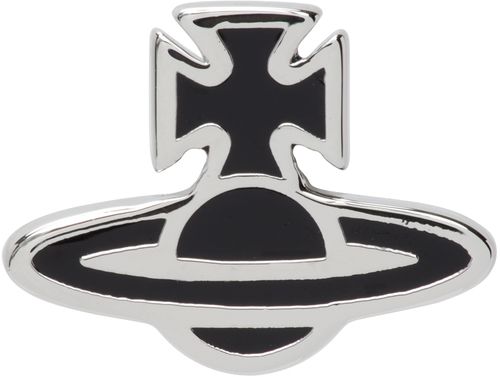 Silver and Black Romina Earrings