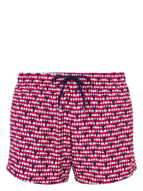 Patterned swim shorts - Blue