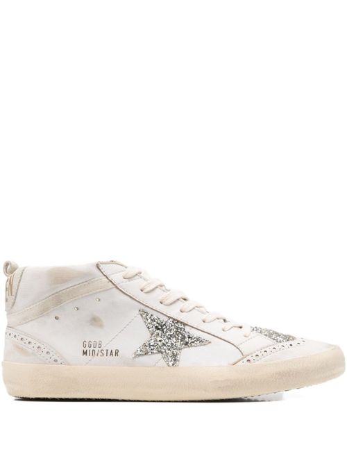 White Glitter Sneakers