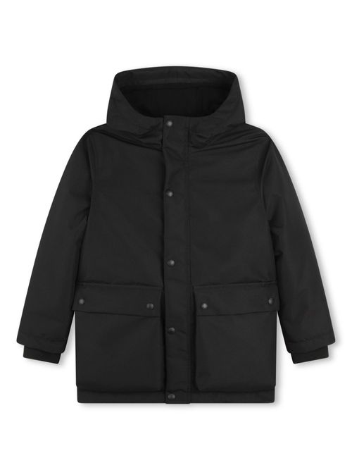 Logo-print jacket - Black