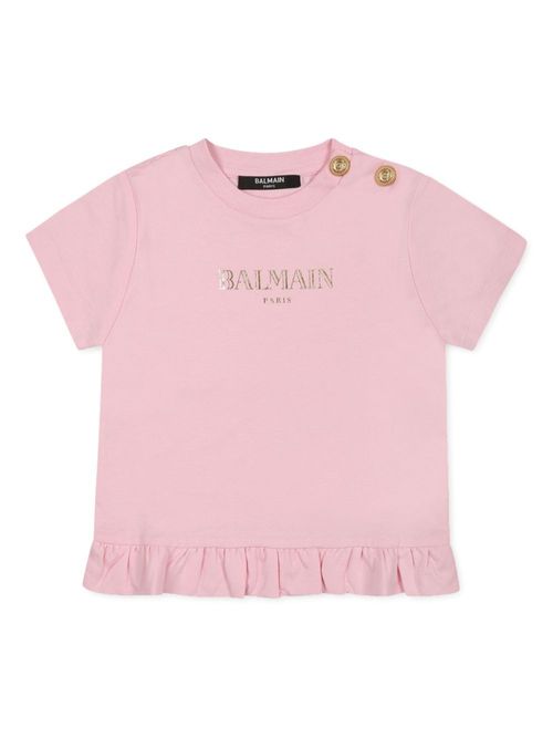 Logo-print T-shirt - Pink