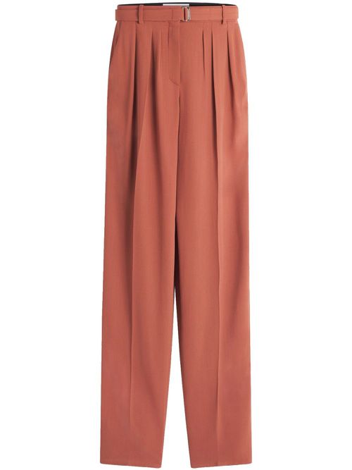 Lanvin pressed crease high-waisted trousers - Orange