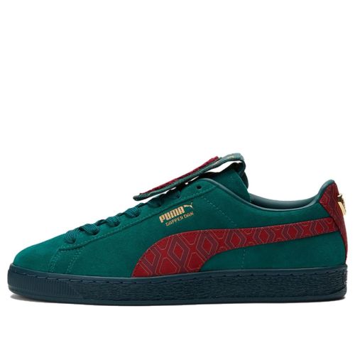 Dapper Dan x Suede 'Jacquard Print - Varsity Green'