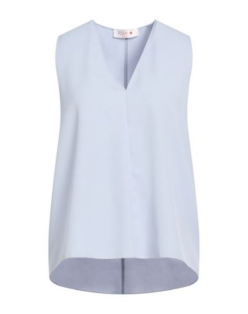 Woman Top Light blue Size 2 Polyester