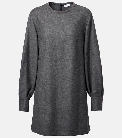 Wool and cashmere minidress