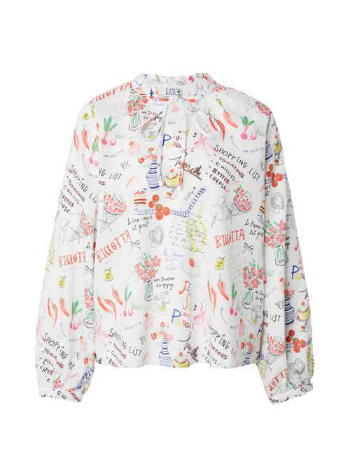 Emily Van Den Bergh Camicia da donna blu scuro / verde / rosso / bianco