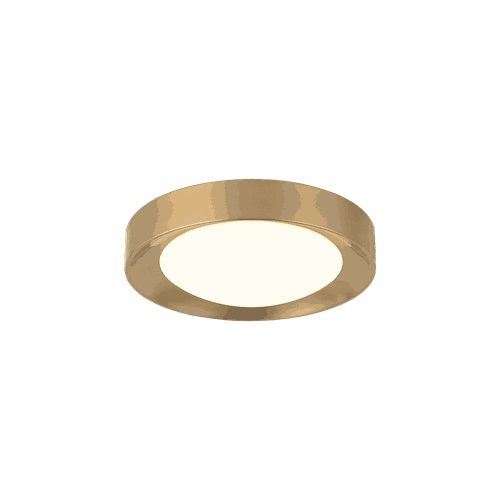 Matteo Essene 1-Light Ceiling Light In Aged Gold Bra