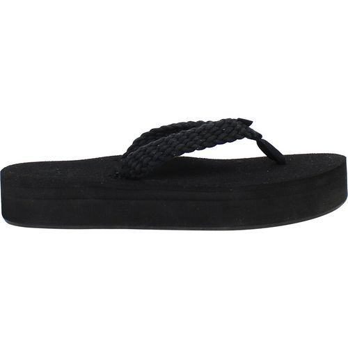 Roxy Tidepool Womens Black Platform Flip-Flop