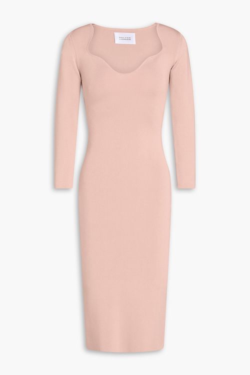 Kaia ponte midi dress - Pink - L