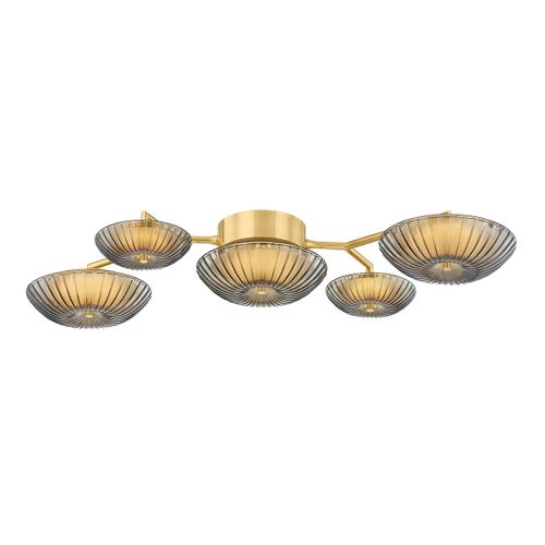 Vintage Polished Brass LED Wall Sconce from the Birmingham Collection