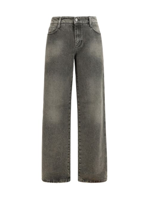 Baggy Cotton Jeans — Gray