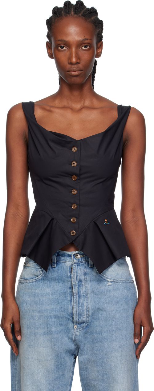 Black Monday Vest Top