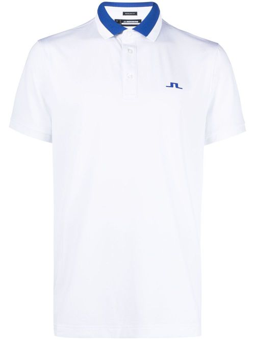 Benji logo-print polo shirt - White