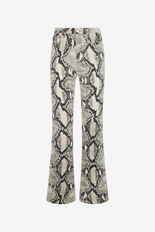 Rock Jeans With Python Print