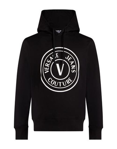 Man Sweatshirt Black Size M Cotton