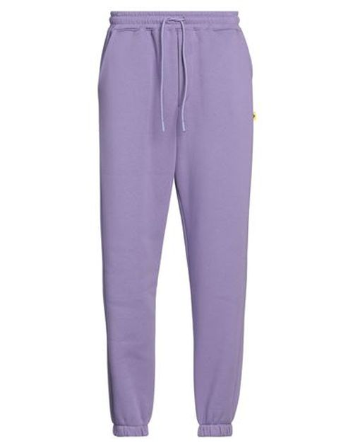 Man Pants Lilac Size S Cotton, Polyester
