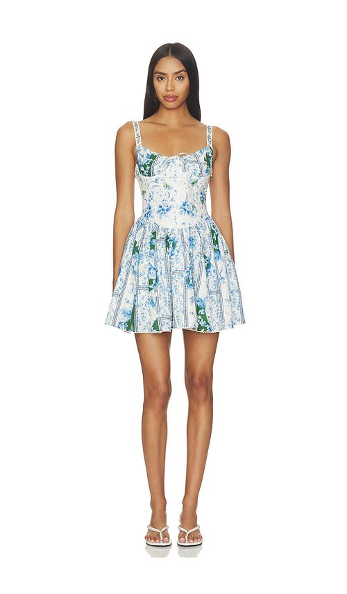 Agua Bendita Spring Ivy Dress in Blue. S. Also in