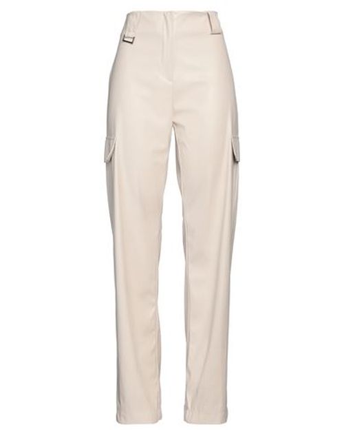Woman Pants Ivory Size 4 Polyester, Polyurethane