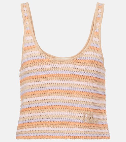 Chloé Knitted cotton tank top