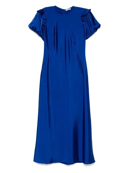 Parlor ruffle-detail maxi dress - Blue