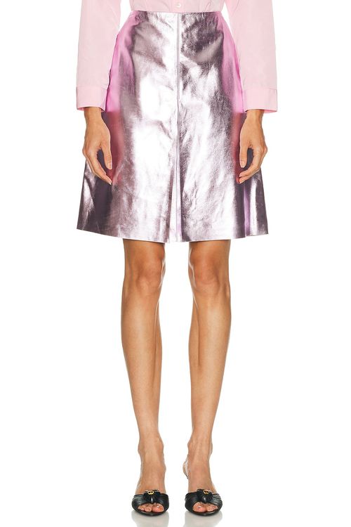Sandy Liang Pinkie Skirt in Lilac - Lavender. 8 also