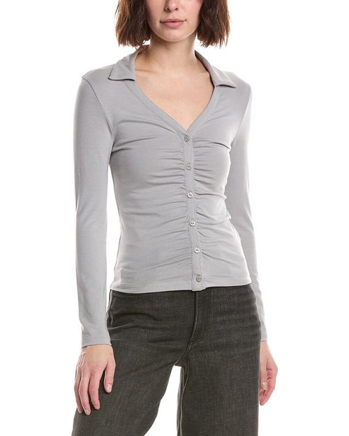 Lucy Ruched Polo Shirt