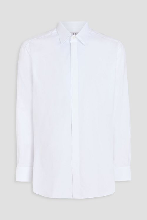 Cotton-jacquard shirt - White - 43cm