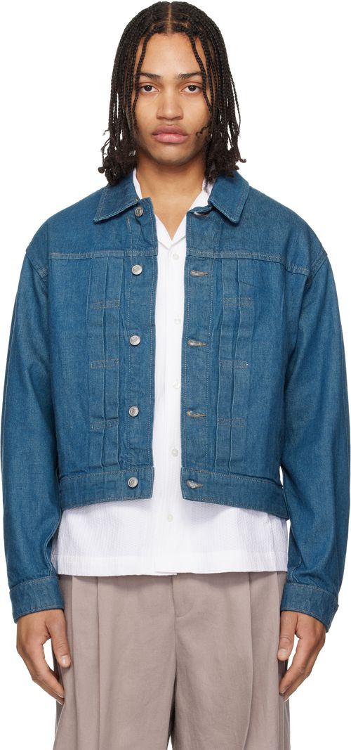 Blue Logo Patch Denim Jacket