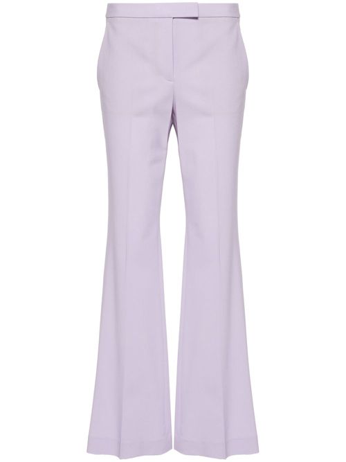 Demitria low-rise flared trousers - Purple