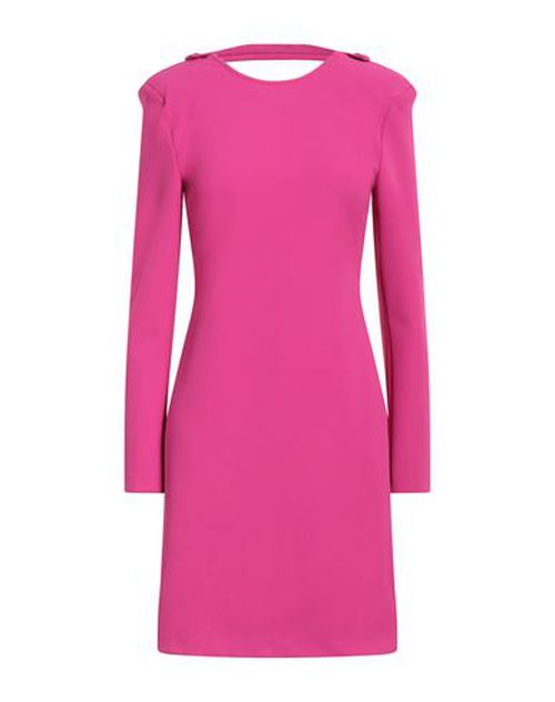 Woman Mini dress Fuchsia Size 2 Polyester, Elastane