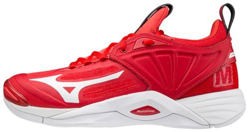Mizuno Women's Wave Momentum 2 | Women's Indoor Volleyball Shoe | Black/Silver | US Women's