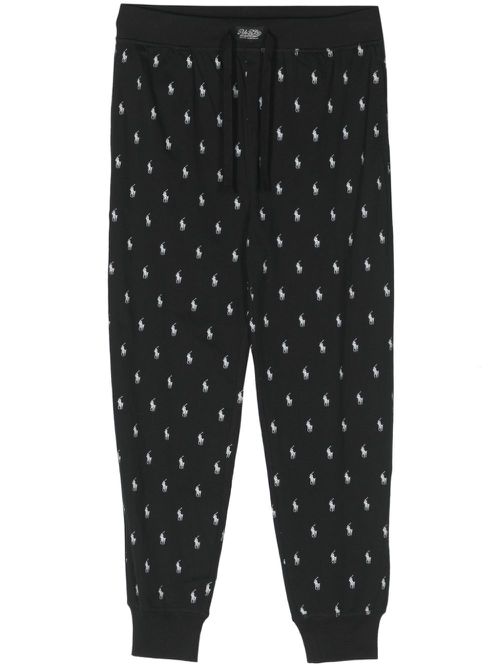 Polo Ralph Lauren Jogginghose mit Polo Pony-Print - Schwarz